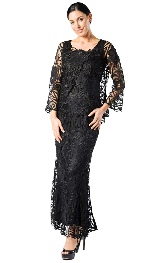 Soulmates - D1104 Rose Lace Three Pieces Skirt Set