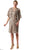 Soulmates - D1107 Rose Flower Cape with Short Dress