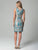 32887 Dress In Champagne Turquoise