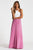 Donna Mizani - Racer Front Gown in Lilac/White