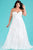 SC5221 Sweetheart Organza Satin A-line Gown