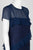 Donna Morgan - D5578M Floral Lace Ruffled Sheath Dress In Blue