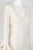 Donna Morgan - D5589MXD Flounce Sleeve V-neck A-line Dress In White