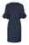 Donna Morgan - D5663MXD Jewel Neck Solid Crepe Sheath Dress In Blue