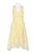 Donna Morgan - D5970M V Neck Sleeveless Floral Crochet Lace Dress In Yellow