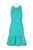 Donna Morgan - D6011M Sleeveless Stretch Crepe A-line Dress In Green