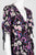 Donna Morgan - D6520M XD Multi Print Jersey A-line Dress In Black and Multi-Color