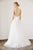 Tadashi Shoji - Conradina Tulle Applique Gown In White