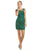 Lara Dresses - Bedazzled Cap Sleeve Illusion Jewel Neck Dress 22022 in Green