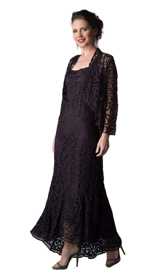 Soulmates - D9120 High-low dress and Jacket Set