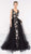 Colors Dress - 2025 Sequined Deep V-neck Ballgown in Black