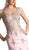 Cinderella Divine - Sleeveless Gilt Lace Appliqued Mermaid Gown