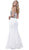 Nox Anabel - 8262 Two Piece Embroidered Mermaid Dress