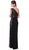 Cinderella Divine - Asymmetric Lace Sheath Evening Dress