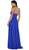Halter Illusion Laced Bodice Long Evening Gown