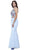 Nox Anabel - 8262 Two Piece Embroidered Mermaid Dress