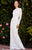 Tadashi Shoji - Lace Long Sleeve Fitted Dress In White