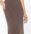 Mon Cheri - 115614 Illusion Sheath Gown in Dark Mink