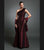 Daymor Couture - Ruffled One Shoulder Sheath Dress 212 in Red