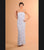 Daymor Couture - Straight Across Column Dress 606 in Blue