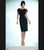 Daymor Couture - 818 Jewel Neck Short Dress
