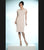 Daymor Couture - Jewel Neck Short Dress 818 in Gray