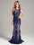 32949 Dress In Nude Navy