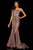 Sherri Hill - 52954 Long Strapless Fitted Mermaid Dress In Red and Silver