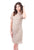 Decode 1.8 - Lace Sheath Short Dress 183603X in Brown and Neutral