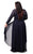 Decode 1.8 - 183818W Ornate Illusion Layered Dress in Blue