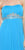 Decode 1.8 - 181511 Bead Embellished Empire Waist Sheath Dress in Blue
