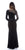 Decode 1.8 - Lace Sleeve Mermaid Gown 182793 in Black