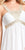 Decode 1.8 - 180467 Metallic Studded Silk Chiffon A-Line Gown in White and Gold