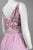 Decode 1.8 - Braided Strap Bedazzled Chiffon Gown 182303 in Purple and Pink