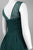 Decode 1.8 - Crystal Accented A-line Dress 182478 in Green and Gold