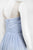 Decode 1.8 - Jeweled Illusion Neck Dress 182478LT in Blue