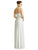 JY526 Long Dress In Silver Crush
