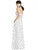 Alfred Sung - D748FP Strapless Sweetheart Polka Dot Dress In Black and White