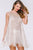 41061 Sleeveless Fringe Cocktail Dress
