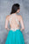 Nina Canacci - 2129 Embroidered Illusion Bodice Gown In Blue and Green