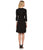 Donna Morgan - D3761M Embellished Cuff A-Line Dress in Black
