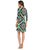 Donna Morgan - D3902M Batik Print Jersey Dress in Green and Multi-Color