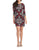 Donna Morgan - D3902M Batik Print Jersey Dress in Red and Multi-Color