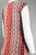 Donna Morgan - D3190M Cap Sleeve Mixed Print Dress in Red and Multi-Color