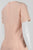 Donna Morgan  - D4036M Drop-Waist Dress Short Sleeve Dress in Neutral