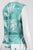 Donna Morgan - D4247M Watercolor Drop Waist Dress in Green and Multi-Color