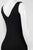 Donna Morgan - D4997M V-neck Bodycon Dress in Black