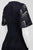 Donna Morgan - D5272M Lace V-neck A-line Dress in Blue