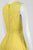 Donna Ricco - DR20204 Ribbon Piped Lace Dress in Yellow