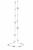 Sky Blue Topaz Oval Long Necklace in 18k Yellow Gold